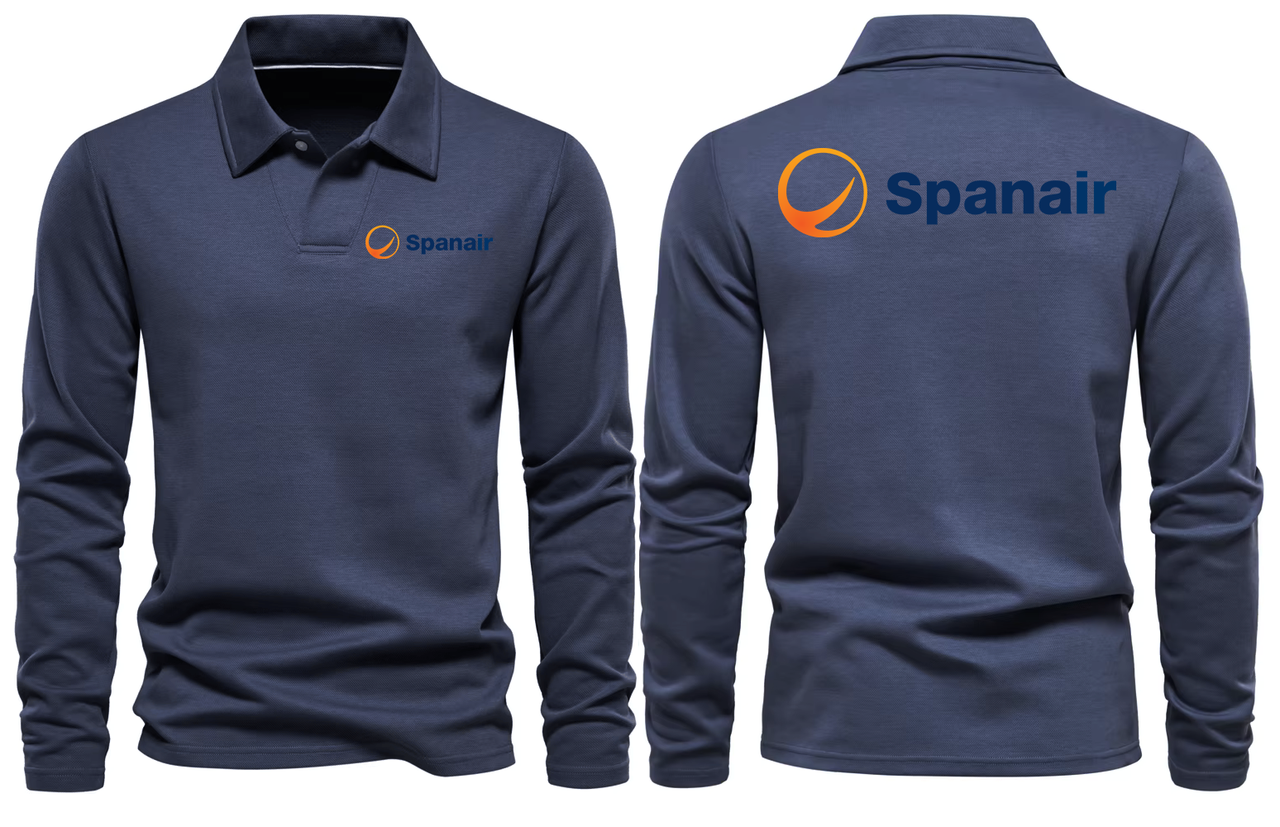 SPAN AIR  LONG SLEEVE  POLO