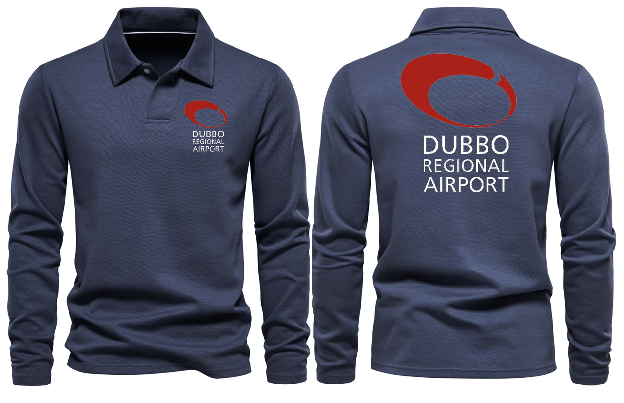 DUBBO AIRPORT LONG SLEEVE  POLO