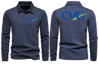 Thumbnail for AER CVG AIRPORT LONG SLEEVE  POLO