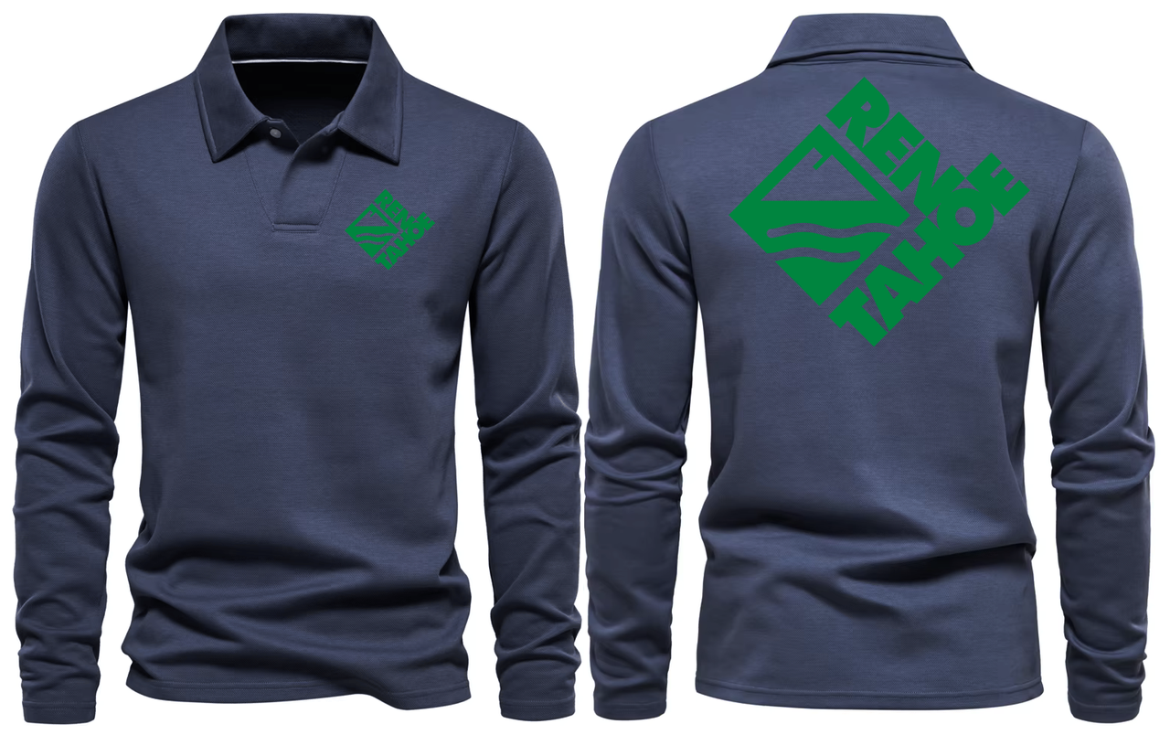 TAHOE AIRPORT LONG SLEEVE  POLO
