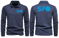 Thumbnail for SFO AIRPORT LONG SLEEVE  POLO