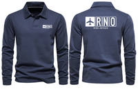 Thumbnail for RNO AIRPORT LONG SLEEVE POLO