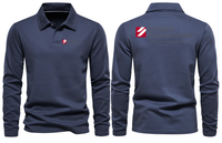 Thumbnail for AER DREDEN AIRPORT LONG SLEEVE  POLO