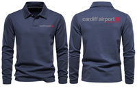 Thumbnail for CARDIFF AIRPORT LONG SLEEVE  POLO