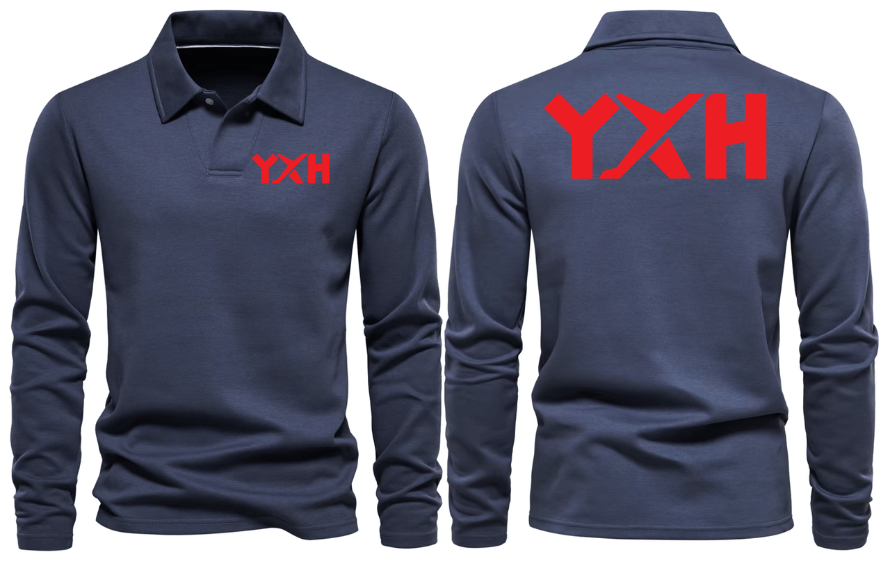 YXH AIRPORT LONG SLEEVE  POLO