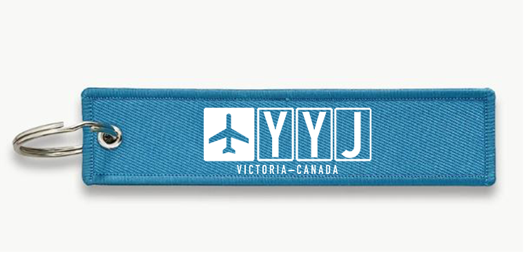 YYJ AIRPORT KEY CHAIN