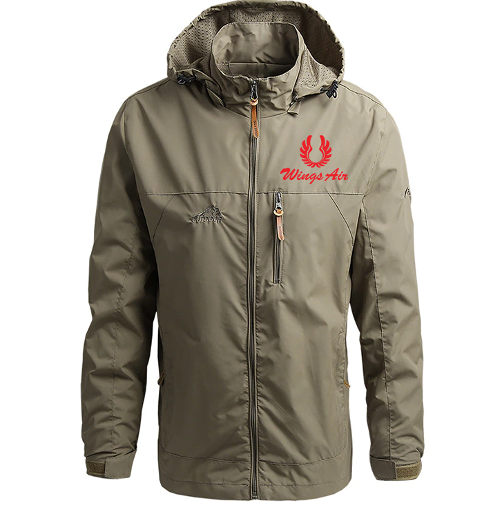 Waterproof Wings Airline Casual Hooded