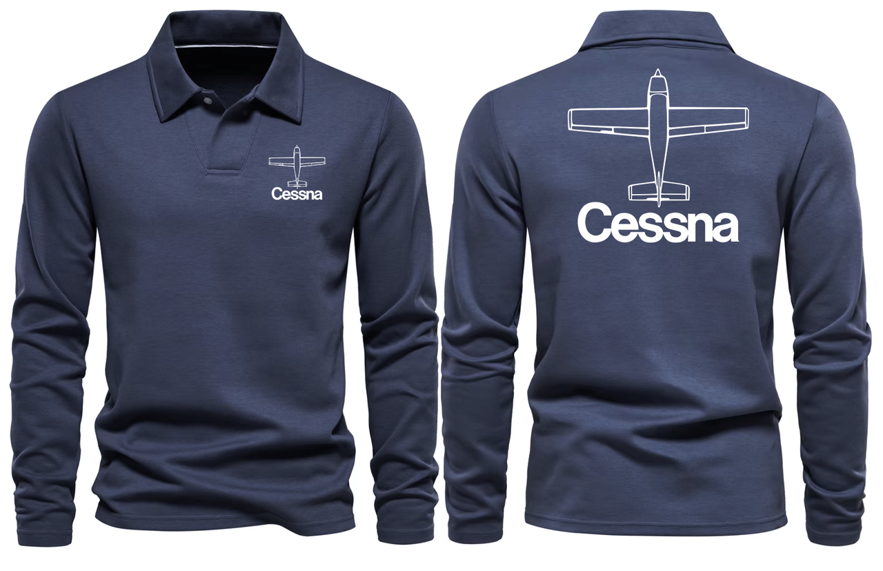 CESSNA LONG SLEEVE  POLO