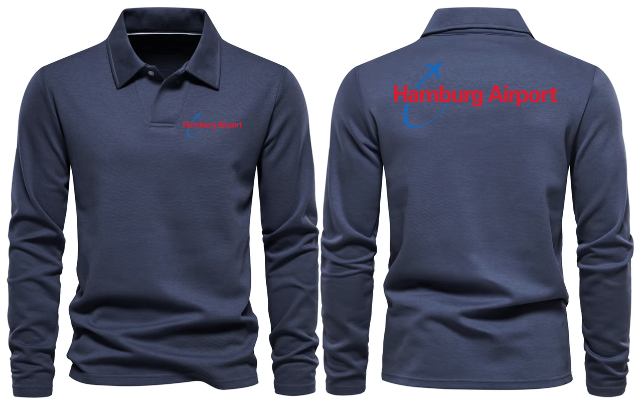 AER HUMBER AIRPORT LONG SLEEVE  POLO