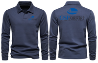 Thumbnail for AER GSP AIRPORT LONG SLEEVE  POLO
