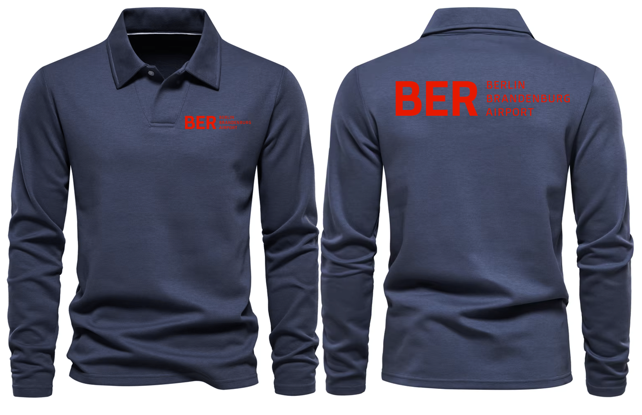 BER AIRPORT LONG SLEEVE  POLO