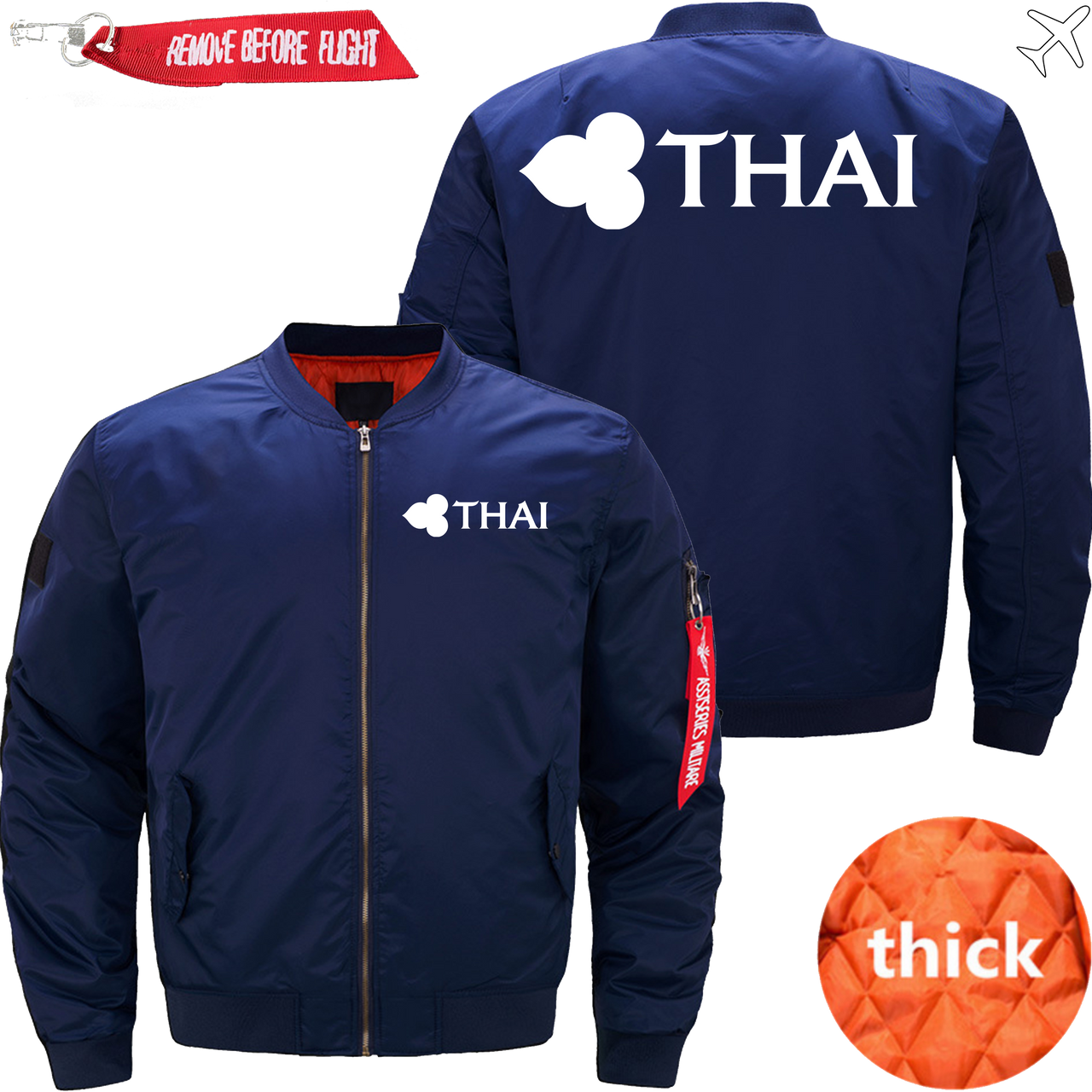 THAI AIRLINE JACKET MA1 BOMBER