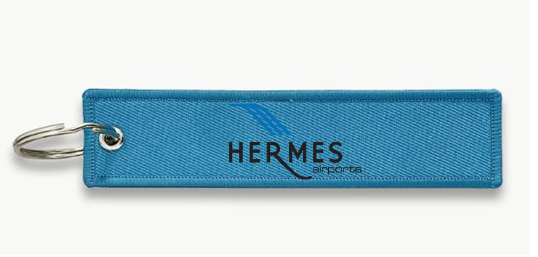 HERMES AIRPORT KEY CHAIN