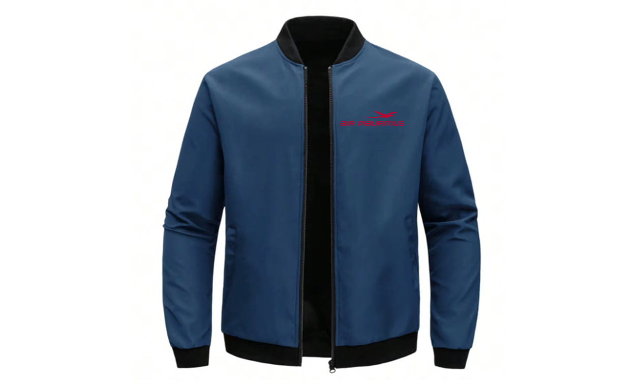 AIR MAURITIUS  LOOSE SOLID COLOR JACKET