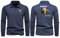 Thumbnail for AIRBUS CF6 LONG SLEEVE  POLO