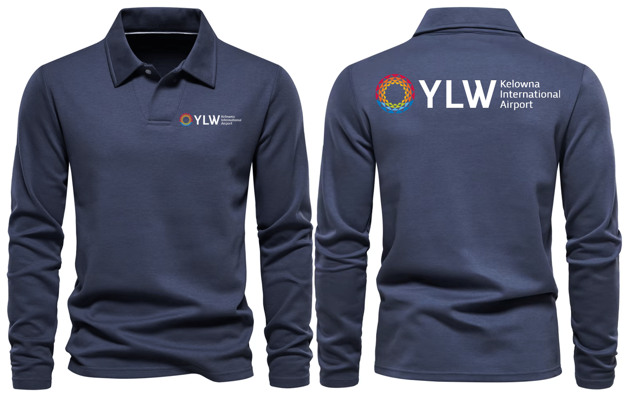 YLW AIRPORT LONG SLEEVE  POLO