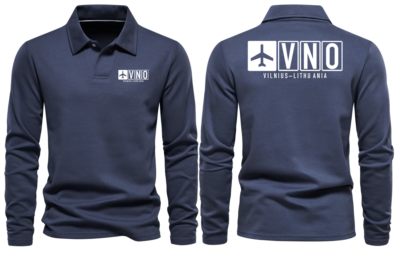 VNO AIRPORT LONG SLEEVE POLO