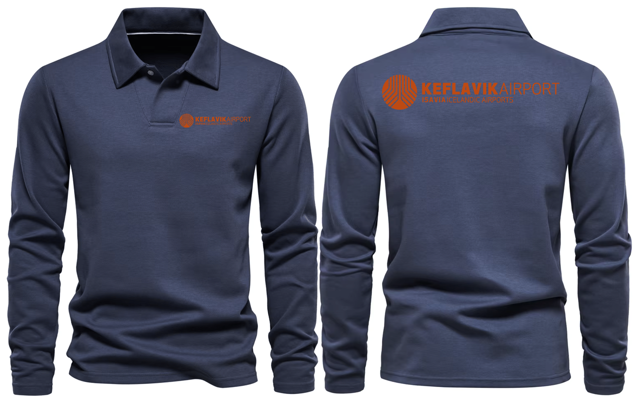KEFLAVIK AIRPORT LONG SLEEVE  POLO