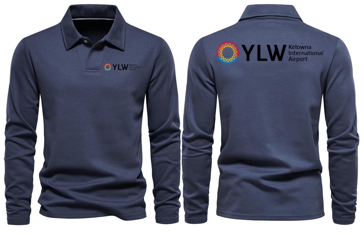 YLW AIRPORT LONG SLEEVE  POLO