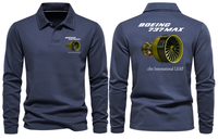 Thumbnail for BOEING 737 MAX CFM LONG SLEEVE  POLO