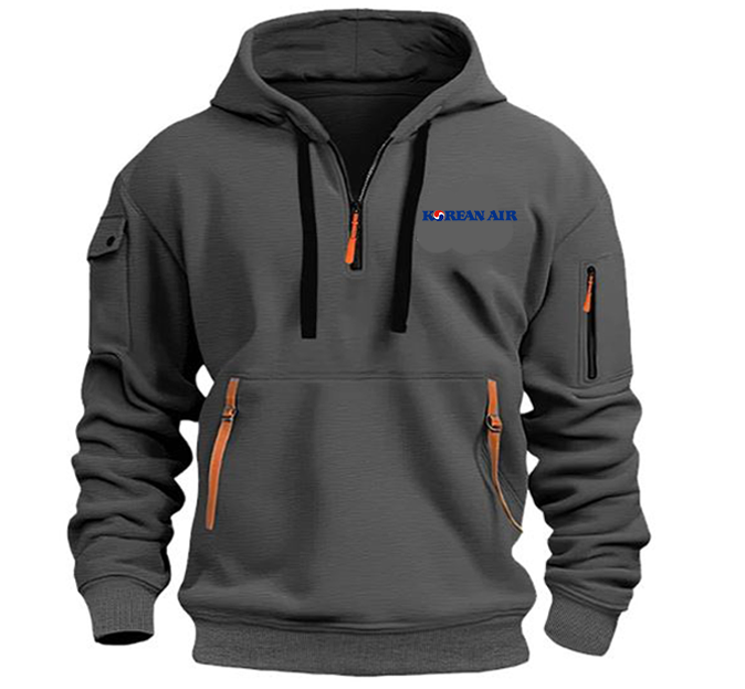KOREAN AIRWAYS AIRLINE HOODED JACKET PULLOVER
