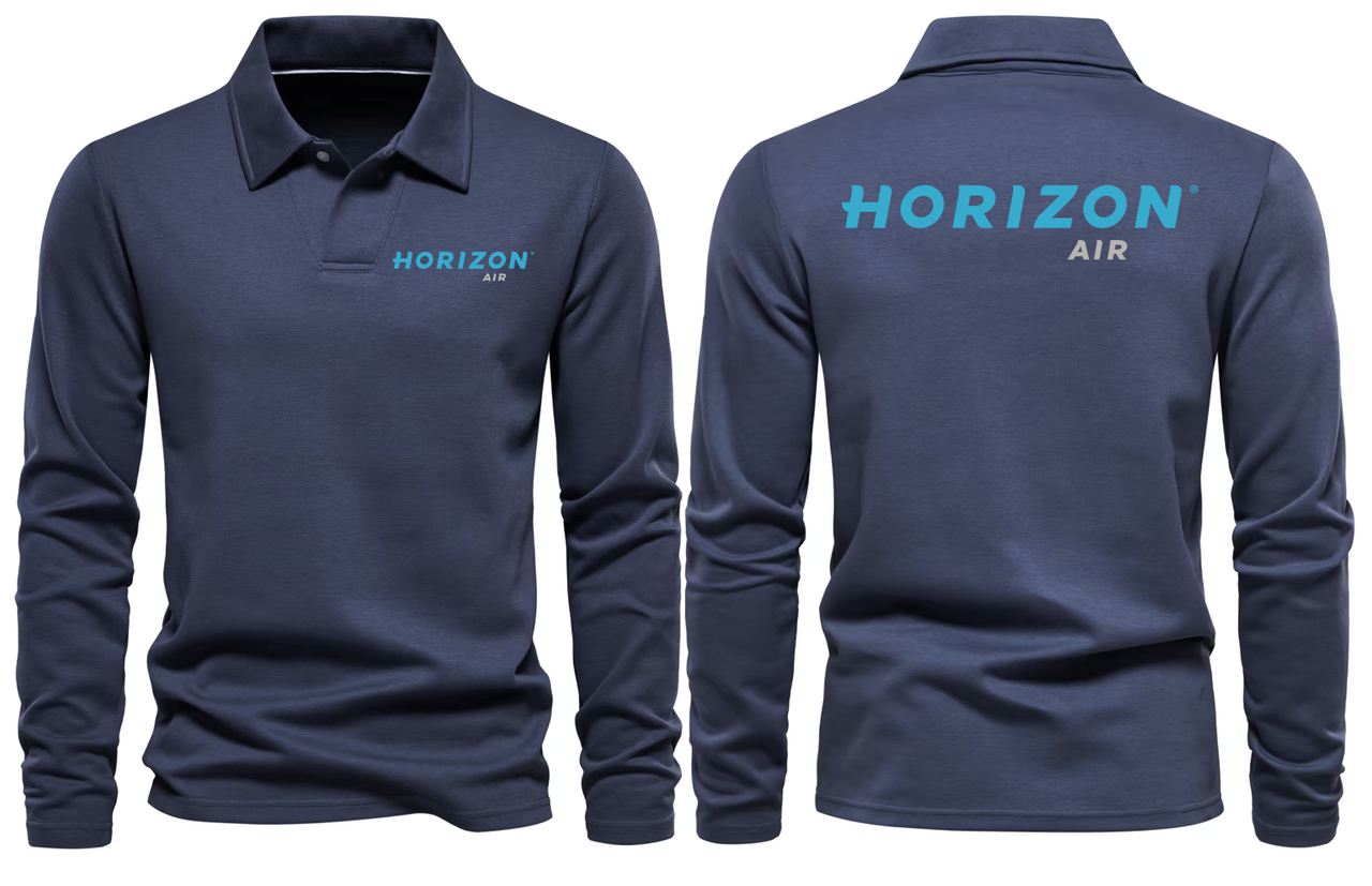 HORIZON AIR LONG SLEEVE  POLO