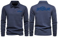 Thumbnail for JETBLUE AIRWAYS LONG SLEEVE  POLO
