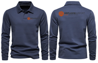 Thumbnail for KEFLAVIK AIRPORT LONG SLEEVE  POLO (Copy) (Copy)
