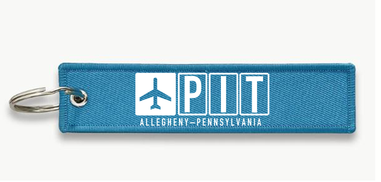 PIT AIRPORT KEY CHAIN
