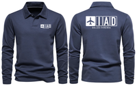 Thumbnail for IAD AIRPORT LONG SLEEVE POLO