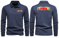 Thumbnail for TWA AIRLINES LONG SLEEVE  POLO