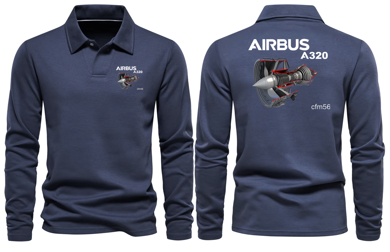 AIRBUS A320 CFM LONG SLEEVE  POLO