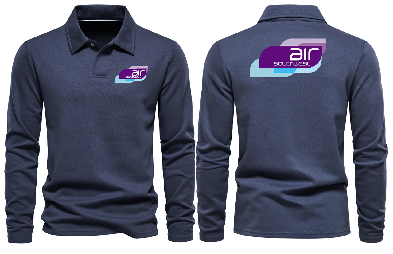 SOUTHWEST AIR LONG SLEEVE  POLO