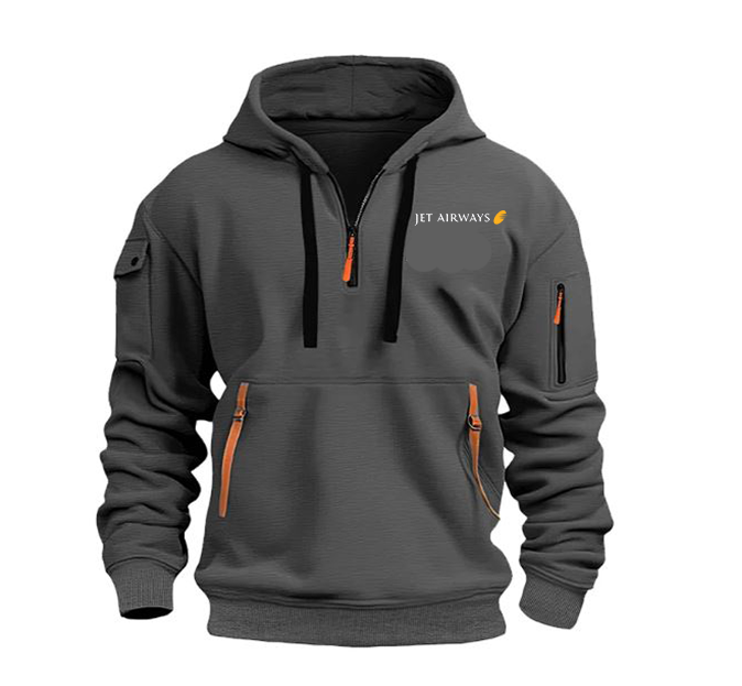 JET AIRWAYS AIRLINE HOODED JACKET PULLOVER
