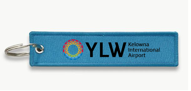 YLW AIRPORT KEY CHAIN