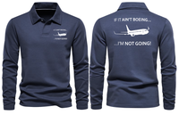 Thumbnail for BOEING I AM NOT GOING LOGO LONG SLEEVE  POLO