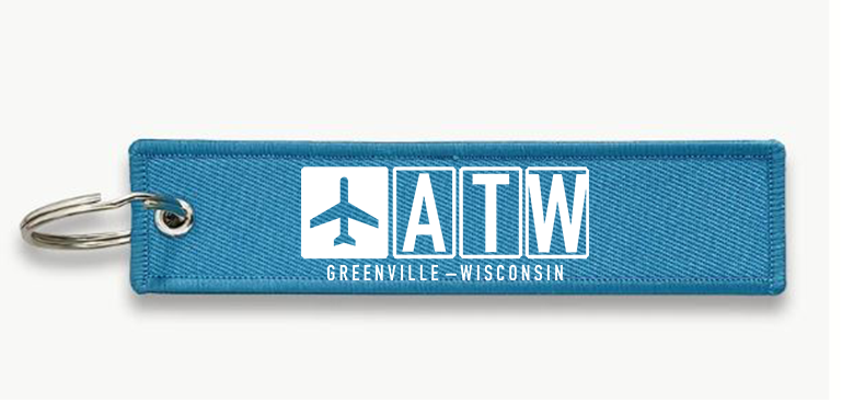 ATW AIRPORT KEY CHAIN
