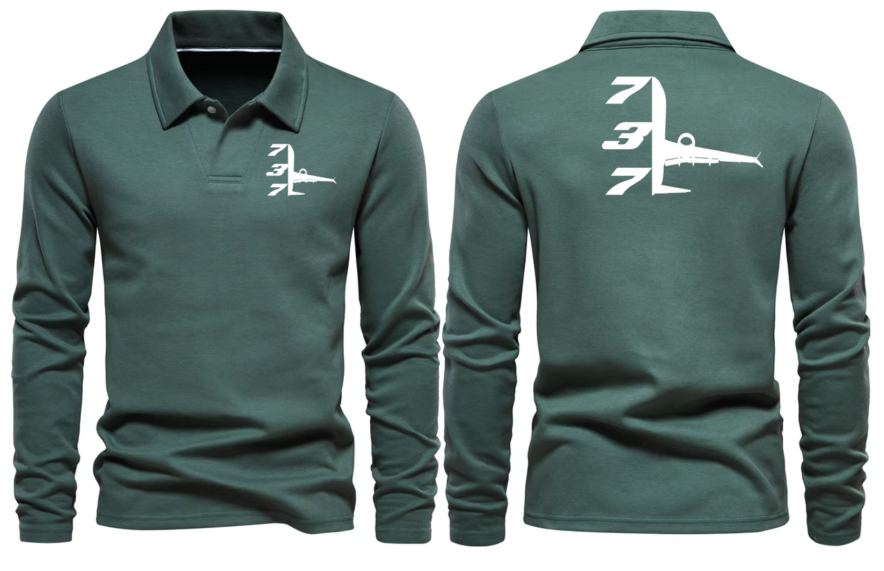 BOEING 737 LONG SLEEVE  POLO