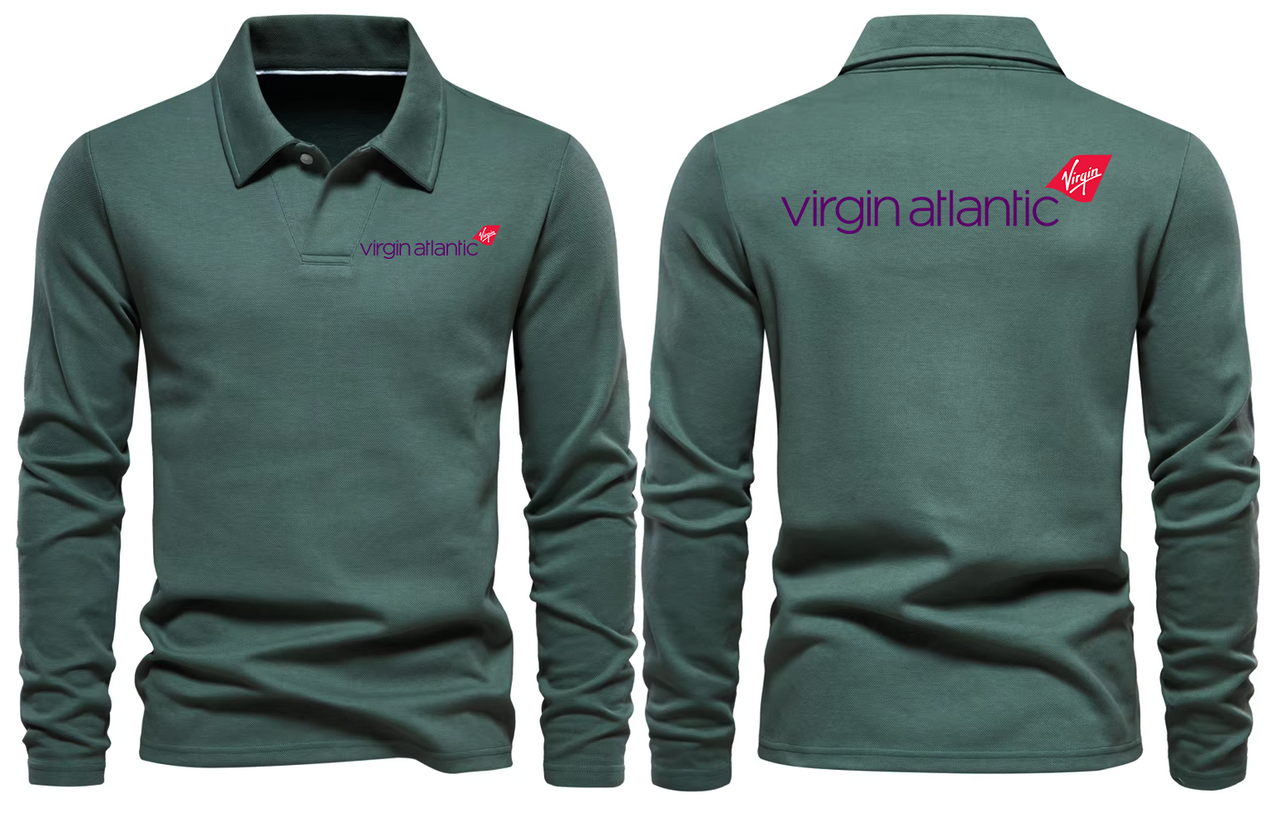 AIR VIRGIN ATLANTIC LONG SLEEVE  POLO