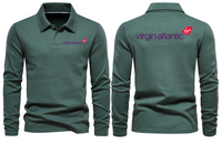 Thumbnail for AIR VIRGIN ATLANTIC LONG SLEEVE  POLO
