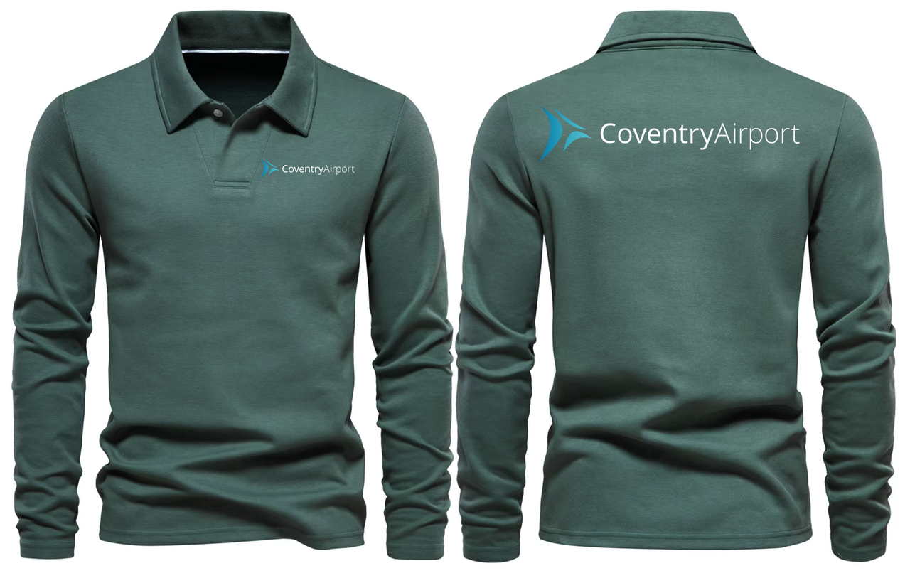CON AIRPORT LONG SLEEVE  POLO