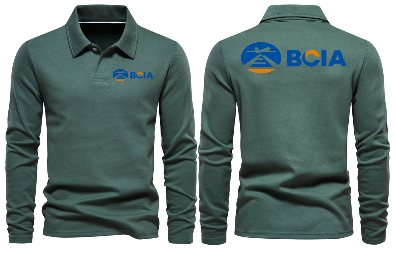 BCIA AIRPORT LONG SLEEVE  POLO