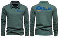 Thumbnail for BCIA AIRPORT LONG SLEEVE  POLO