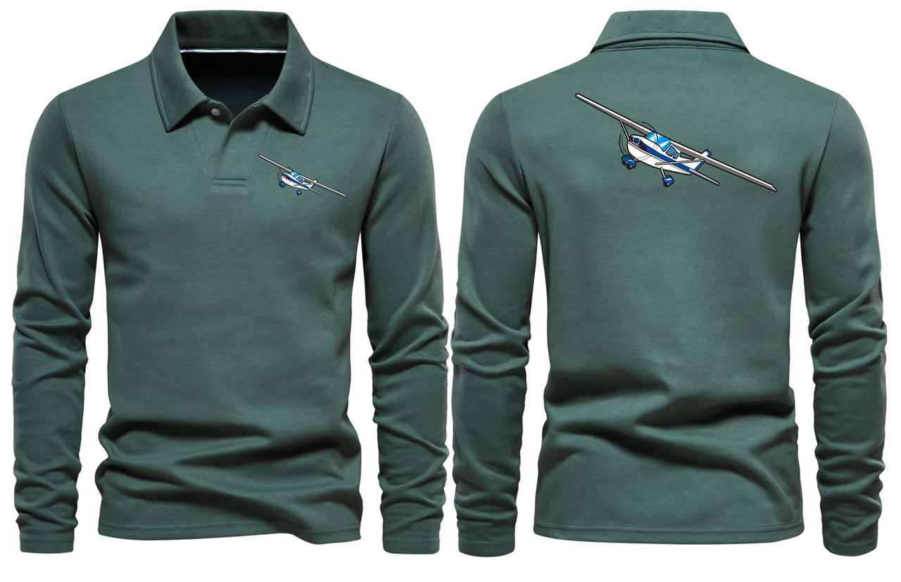 CESSNA LONG SLEEVE  POLO