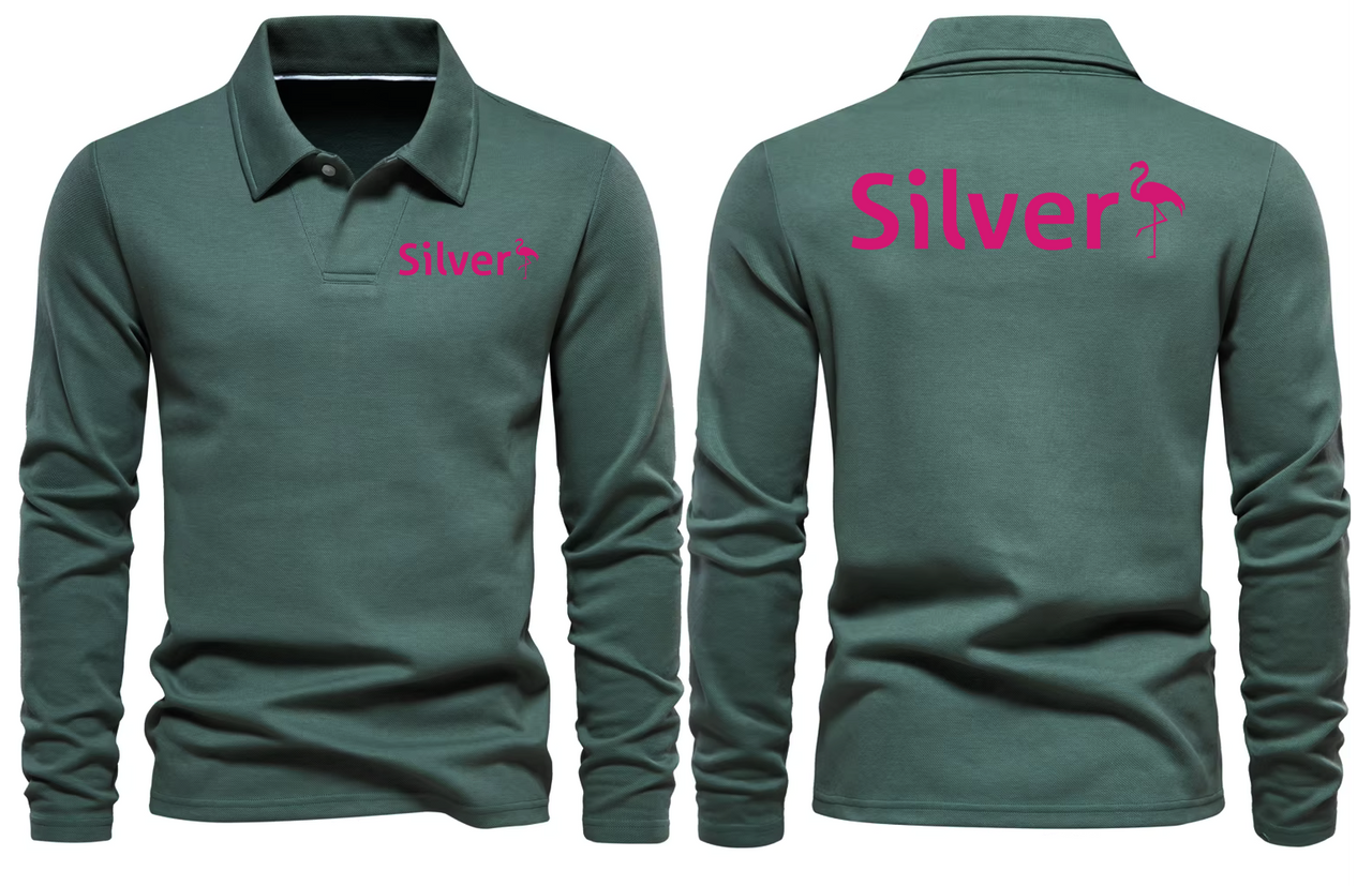 AIR SILVER LONG SLEEVE  POLO
