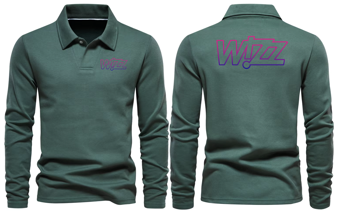 WIZZ AIRLINES LONG SLEEVE  POLO
