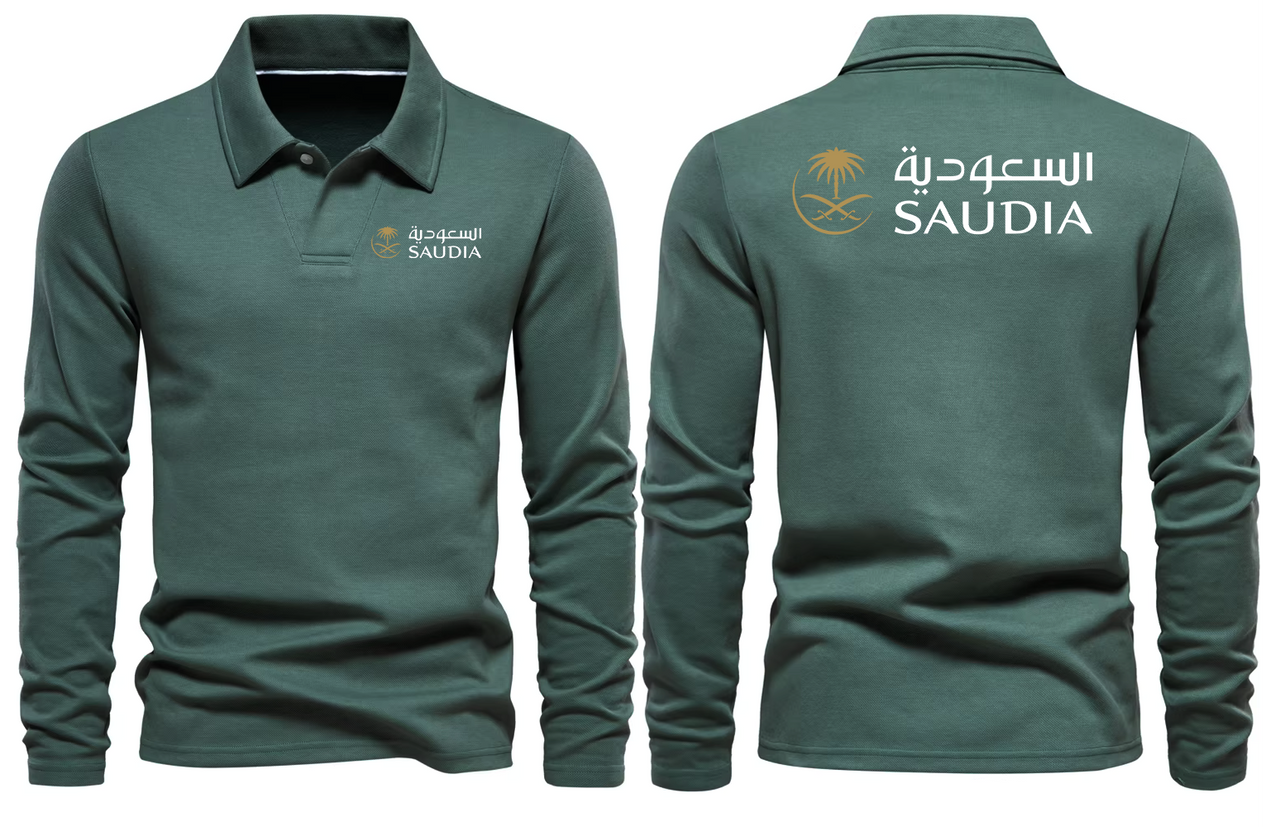 SAUDIA AIRLINES LONG SLEEVE  POLO
