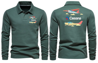Thumbnail for CESSNA LONG SLEEVE  POLO
