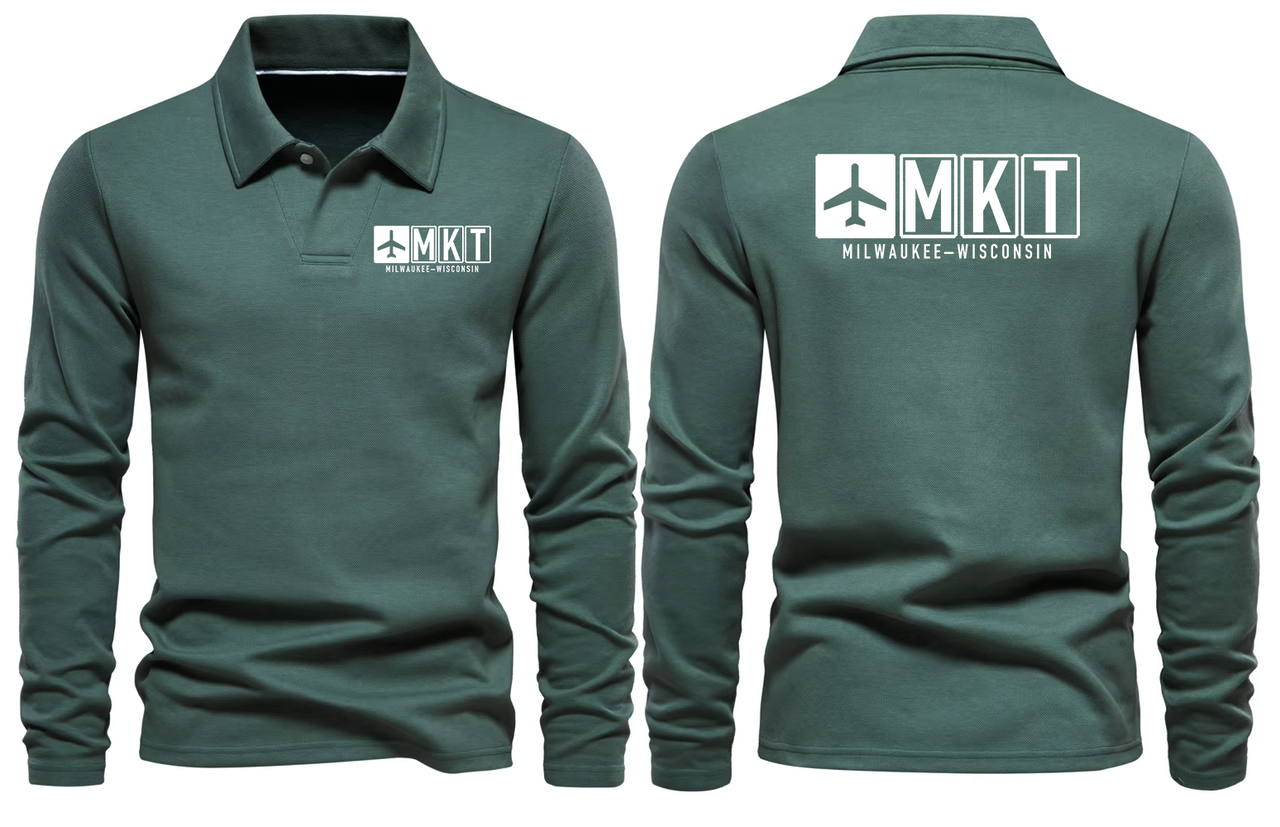 MKT AIRPORT LONG SLEEVE POLO