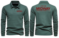 Thumbnail for MIDWAY AIRPORT LONG SLEEVE  POLO